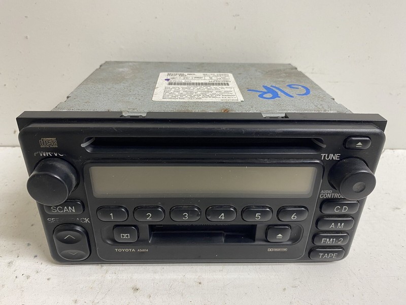 2000-2002 Toyota Celica CD & Cassette Tape Deck Single Disc Player Radio Stereo