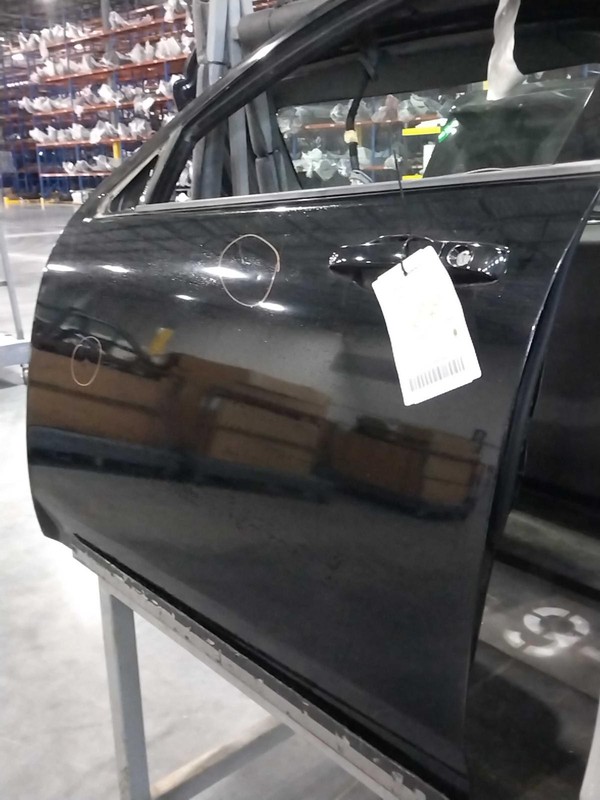 2013 Dodge Avenger Left Front Door Black - Used, Dents & Scratches, 124k Mi