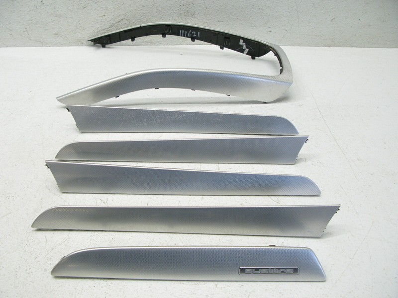 08-16 AUDI B8 A4 S4 RS4 DASHBOARD DOOR PANEL INTERIOR ALUMINUM TRIM SET OEM 1116