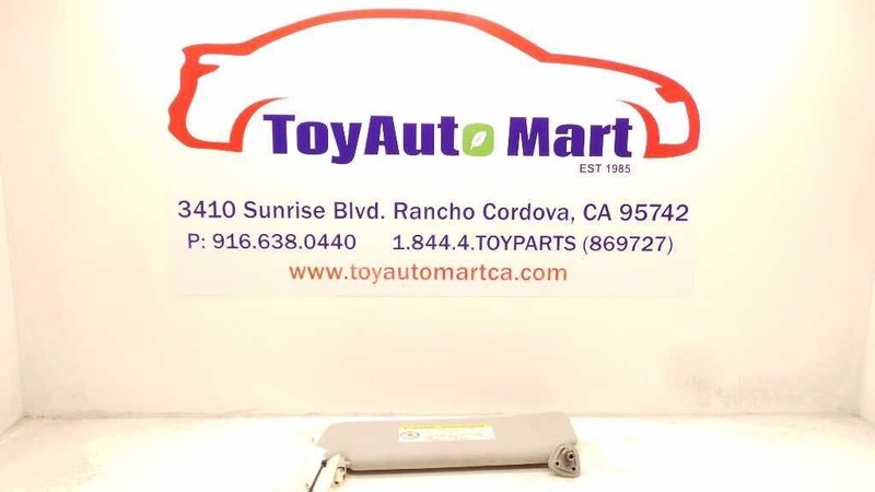 Passenger Sun Visor Without Illumination Fits 02-06 CAMRY 73123