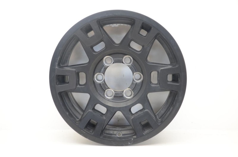15-23 Toyota 4Runner 17x7 Inch Aluminum 6 Slotted Spoke Black Wheel Assembly