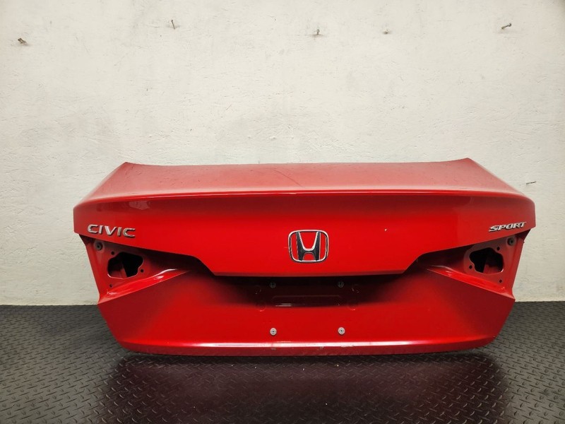 22-25 Honda Civic Sedan Trunk Decklid Deck Lid Red (AG5) OEM 68500-T20-A00