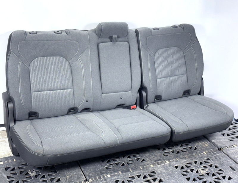 ✅ 2019-25 RAM 1500 5th Gen. CREW CAB OEM REAR CLOTH SEATS LEFT RIGHT GRAY Seat