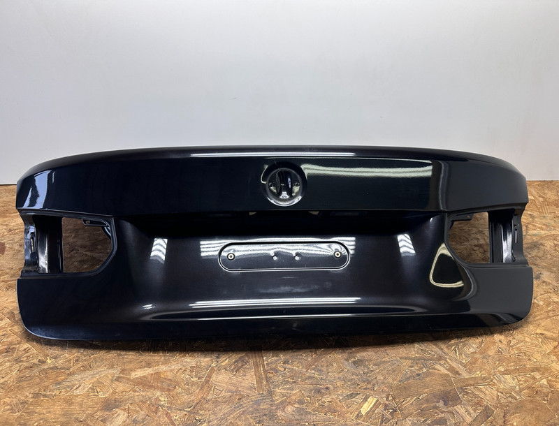 12–19 BMW F30 Rear Trunk Lid Deck Shell Panel Cover Metallic Black Sapphire OEM