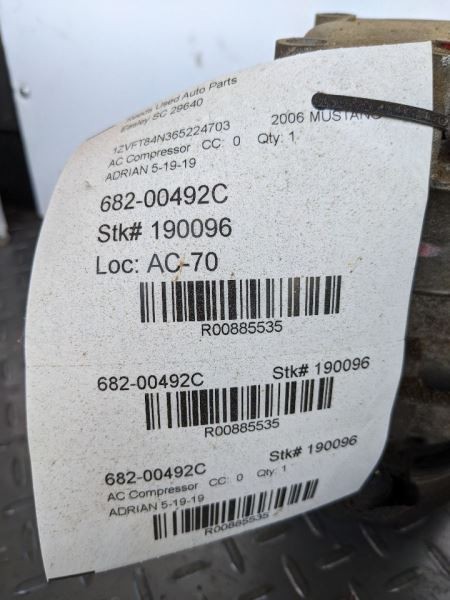 AC Compressor 4 Door Excluding Sport Trac 8-302 Fits 96-01 EXPLORER 885535
