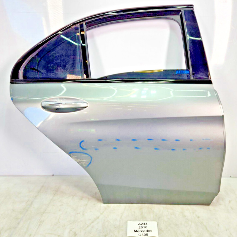 ✅ 15-21 OEM Mercedes W205 C300 Rear Right Passenger Door Shell Silver COMPLETE*