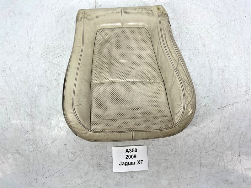 ✅ 2009 OEM Jaguar XF Front Left Driver Seat Lower Cushion Leather Ivory *