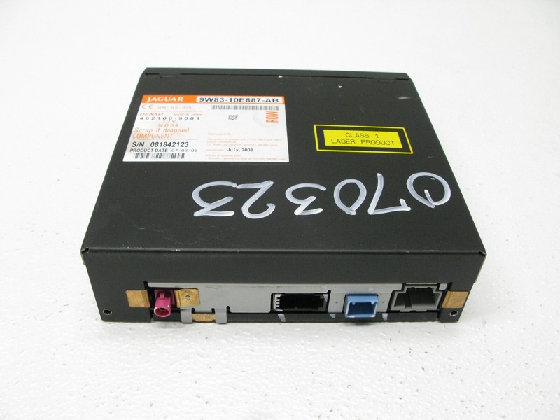 09-15 JAGUAR X250 XF XFR XFR-S NAVIGATION DVD CD PLAYER OEM 070323