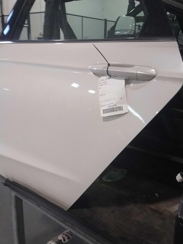 2016 Ford Fusion Left Rear Door White OEM 606584 89K Miles
