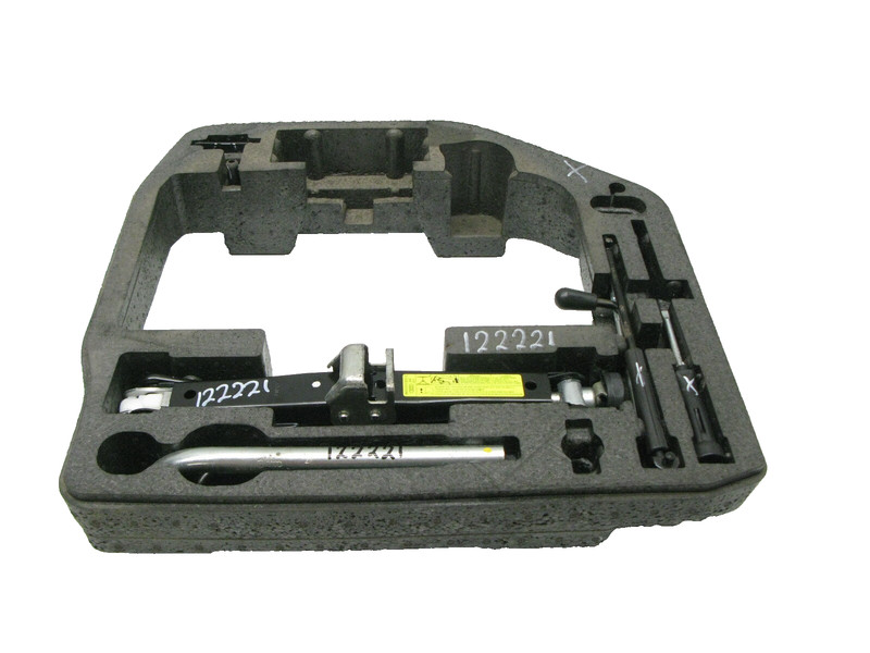 08-17 AUDI B8 A4 8T A5 S5 FOAM HOLDER TOOL KIT JACK EMERGENCY TRUNK KIT OEM 1222