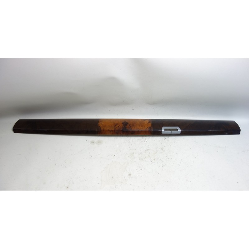 2002-2008 BMW E65 E66 7-Series Rear Window Shelf Wood Trim Walnut with Inlay OEM