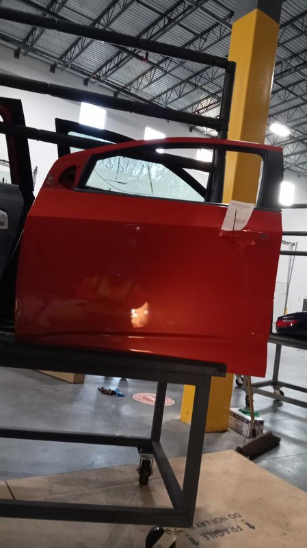 2012 Chevrolet Sonic Left Door Orange OEM Used 4DR PW PL PHM 102K Miles