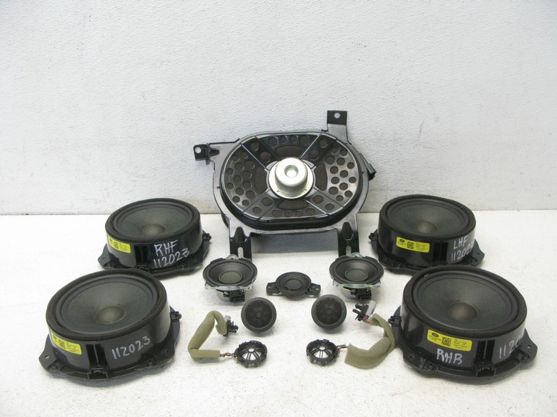 16-23 JAGUAR X260 XF SPEAKER SET LEFT RIGHT FRONT REAR OEM 112023