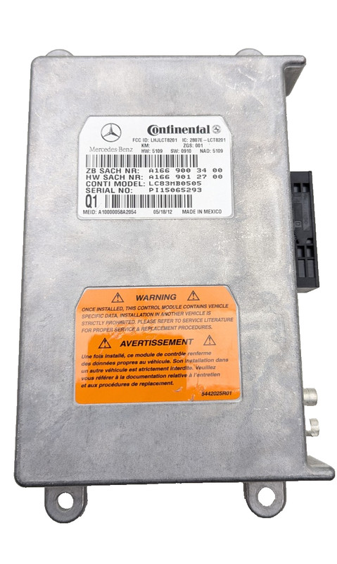 Mercedes W207 E550 CLK350 Voice Communication Control Module 1669003400 OEM