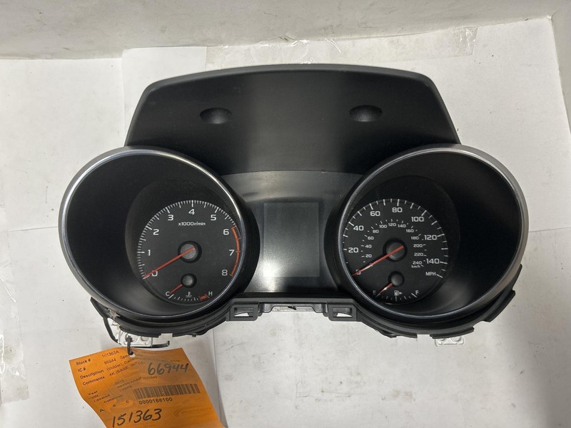 2015 SUBARU LEGACY Speedometer cluster 3.6L 85002AL00A 4k miles OEM 15