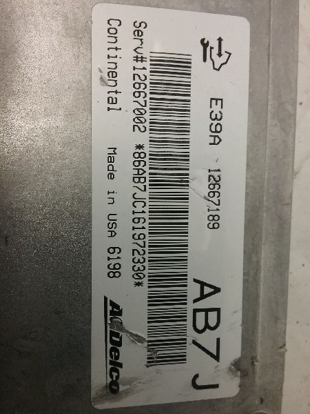 Engine ECM Electronic Control Module Fits 17-20 IMPALA 1638162