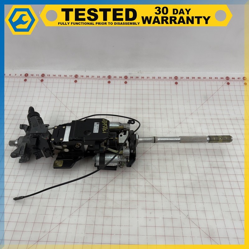 99-01 BMW E38 7-series STEERING COLUMN W/ KEY OEM