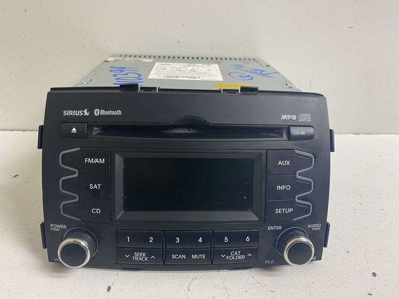 2012-2013 Kia Sorento NON-NAV NON-TELEMATIC Radio Stereo 96140-1U201CA AMFM CD