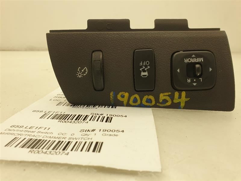 2011 LEXUS ES350 MIRROR / TRACTION / DIMMER CONTROL SWITCH ASSEMBLY