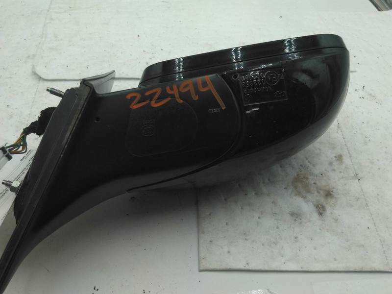 2011 Hyundai Genesis Right Door Mirror Assembly Black 365580 97K Miles