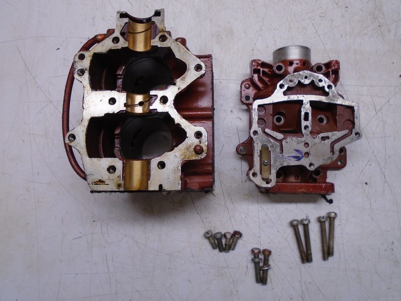 J4a Johnson Evinrude 5.5 HP Outboard Cylinder Block 376514 0376514