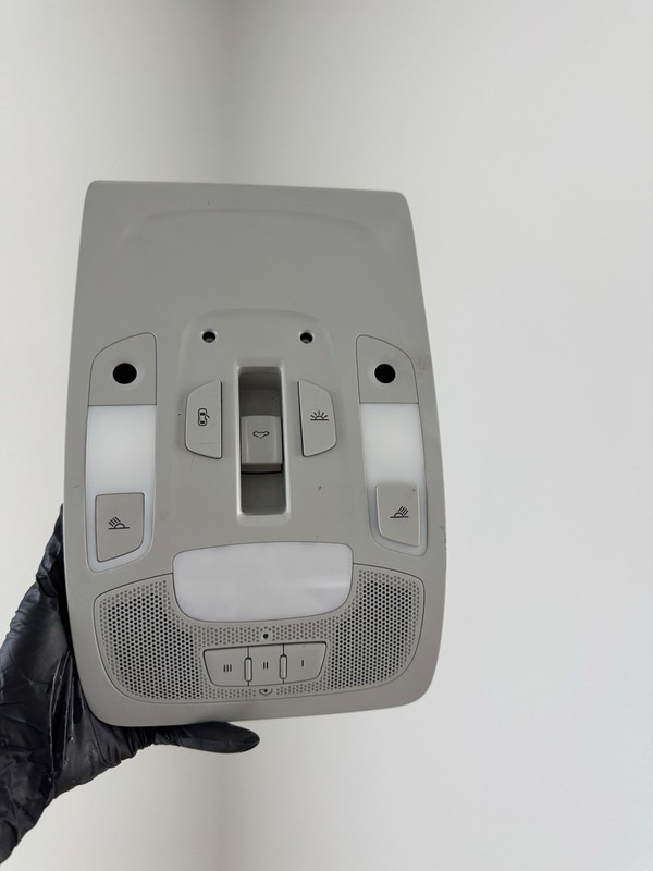 2013-2018 AUDI S6 A6 OVERHEAD CONSOLE DOME MAP LIGHT LAMP SUNROOF SWITCH GRAY