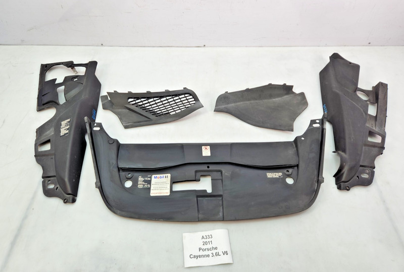 ✅ 2011-2014 OEM Porsche Cayenne 958 Engine Bay Cover Panel SET