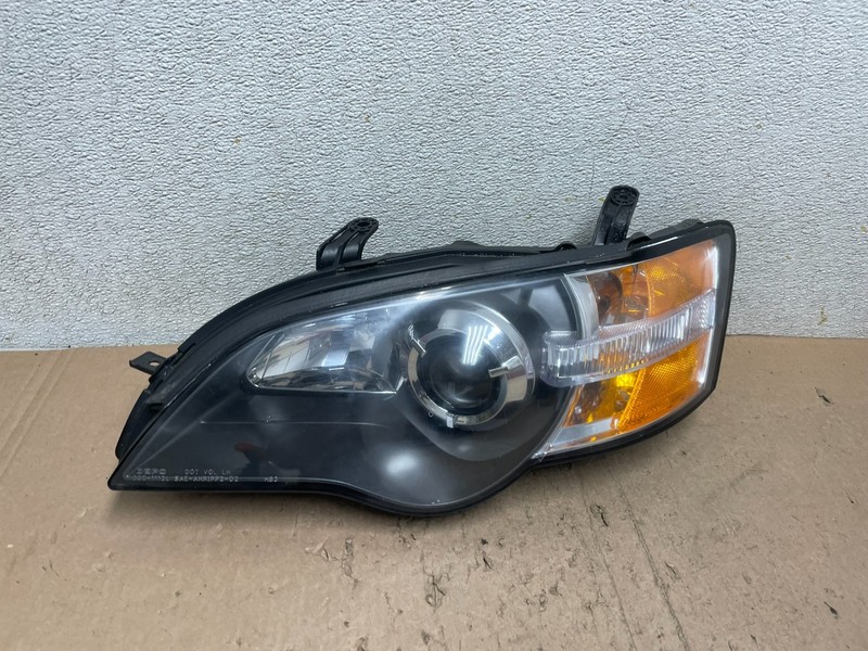 2006 to 2007 Subaru Legacy Left Driver LH Side Black Headlight DEPO Q4955 DW