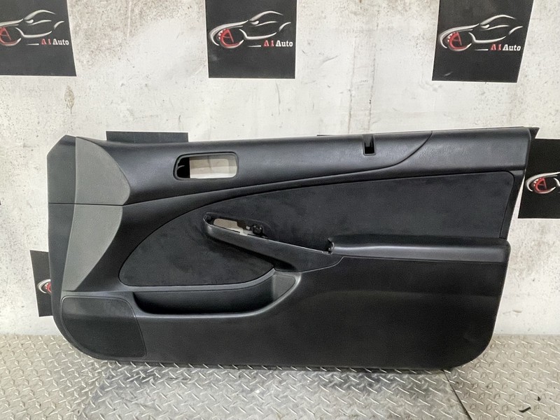 2003 2004 2005 Honda Civic Coupe Front Passenger Right Door Panel Black Nice