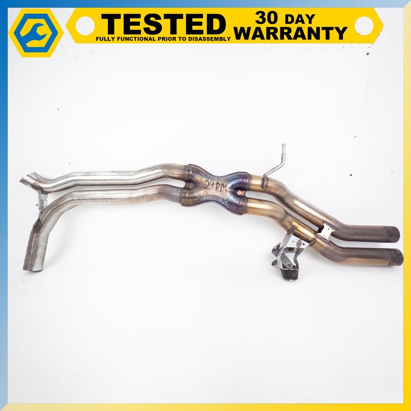 19-21 PORSCHE MACAN 2.9L V6 MID CENTER MUFFLER EXHAUST PIPE OEM