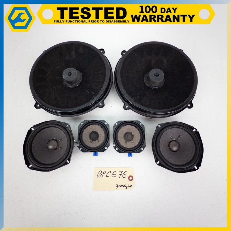 05-13 CHEVROLET CORVETTE C6 BOSE FRONT REAR LEFT RIGHT RADIO SPEAKER SET OEM