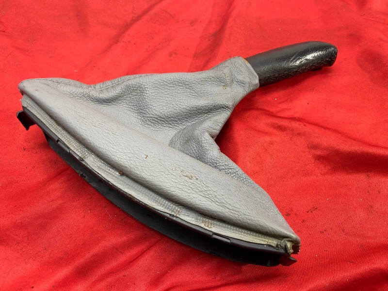 98-06 BMW E46 3 Series M3 Emergency E Brake Lever Leather Boot Cover Gray OEM✅