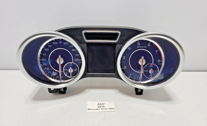 ✅13-16 OEM Mercedes X166 GL63 AMG Speedometer Instrument Cluster Gauges Assembly