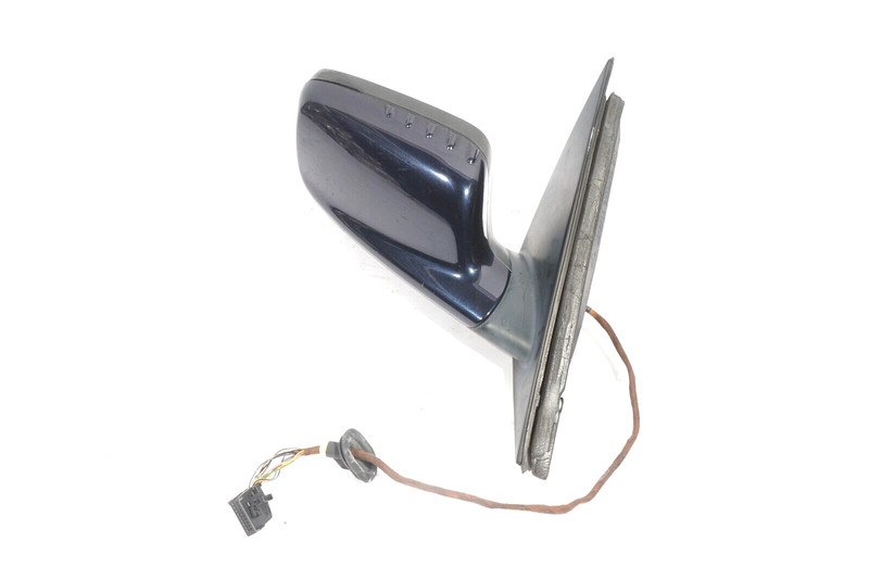 02 -08 BMW 745I E65 E66 FRONT RIGHT SIDE REAR VIEW MIRROR ORIENTBLAU METALLIC