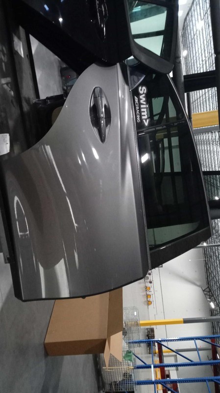 2015 INFINITI Q50 Rear Right Door Grey Used 84K Miles OEM Part 597416