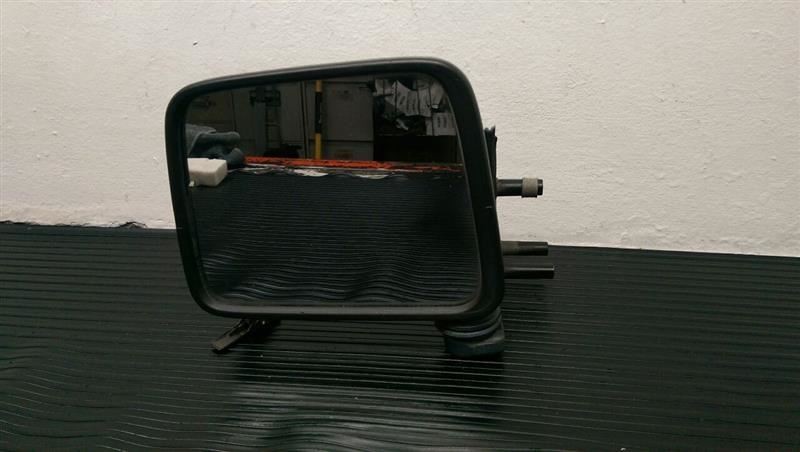 86-94 Nissan Pickup Left Driver Side View Manual Mirror Blue OEM 96302-11G70