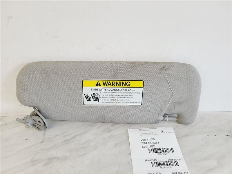 Driver Sun Visor Korea Built VIN K 1st Digit Hybrid Fits 11-16 OPTIMA 575128