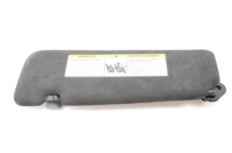 2012-2019 BMW 640I Gran Coupe Black Passenger Right Side Sun Visor Assembly