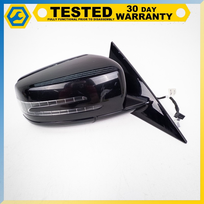 10-17 W207 E350 E550 Coupe RIGHT SIDE REAR VIEW DOOR MIRROR Black OEM