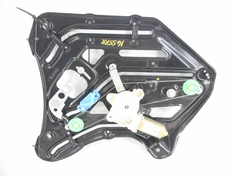 04-10 Saab 9-3 Conv Right Passenger Quarter Window Glass Regulator w/ Motor OEM