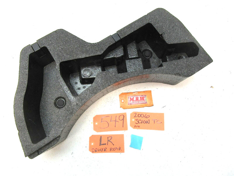 TRUNK FOAM TRAY JACK STORAGE DRIVER SIDE LEFT REAR LH 64997-21020 05-10 SCION TC
