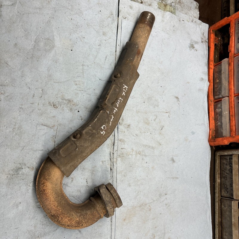 1987 - 2007 Kawasaki KLR 650 Motor Exhaust Header Pipe With Heat Shield