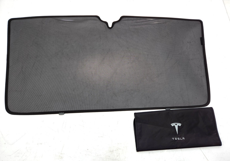 ✅ 2016-2020 OEM Tesla Model X Windshield Sunshade Sun Shade Storage Bag