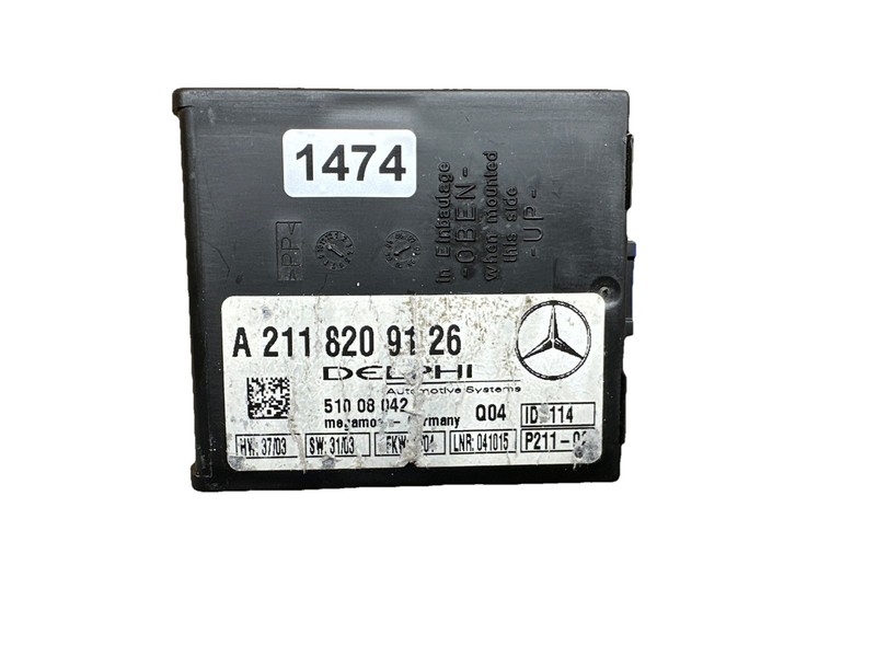 ✅ Mercedes R230 SL550 S55 AMG S430 E320 Anti Theft Alarm Module 2118209126 OEM