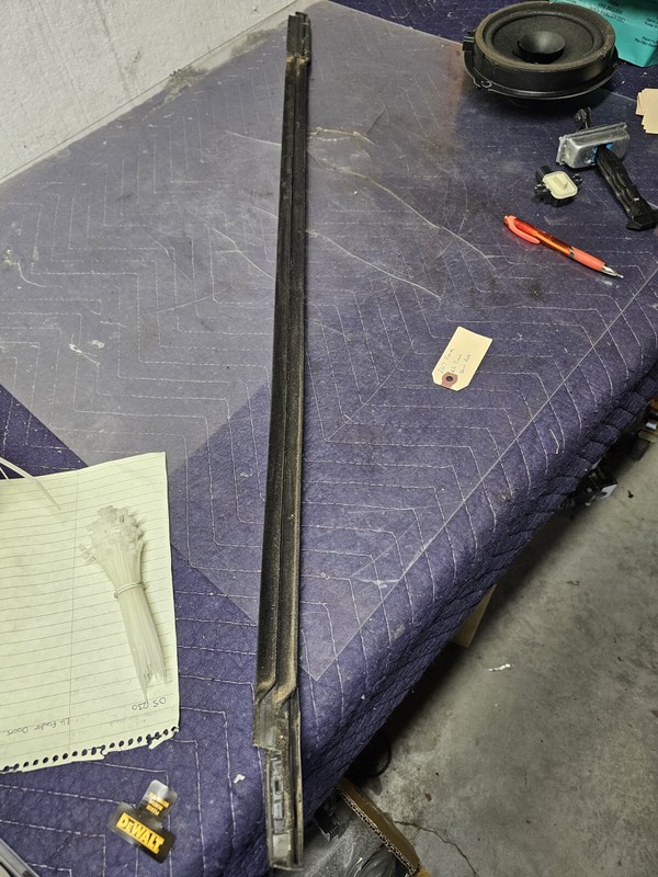 2012-2018 Ford Focus 4D Right Side Front Door Window Felt Channel