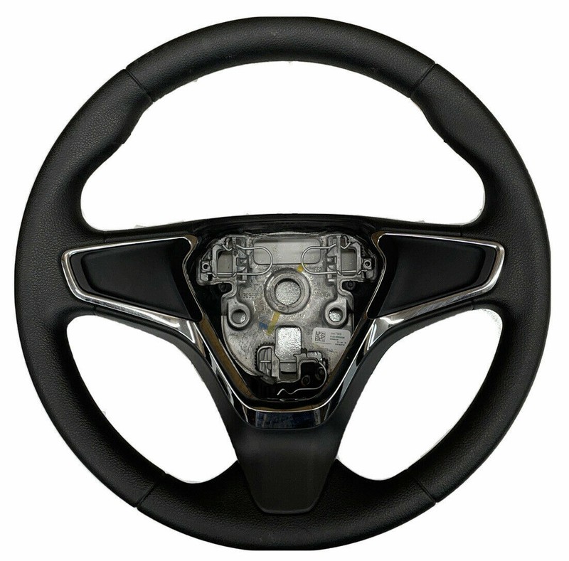 16 18 CHEVY CRUZE STEERING WHEEL ASSY W/O LEATHER W/O CRUZE BLACK OEM 13467145