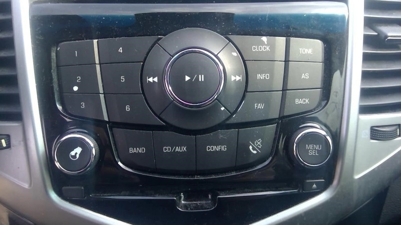 Audio Equipment Radio VIN P 4th Digit Limited Opt Uye Fits 11-16 CRUZE 736676