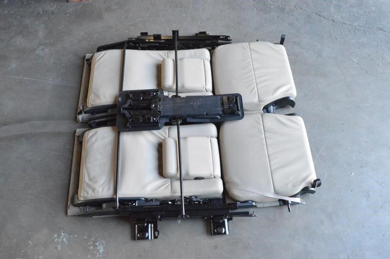 2010 2011 2012 2013 LAND ROVER LR4 REAR SEAT THIRD ROW ALMOND TAN LEATHER