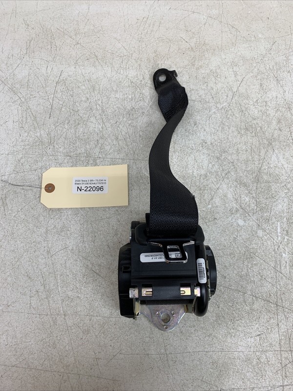 ⚡️17-23 TESLA 3 REAR RH or LH SIDE 2ND SECOND ROW SEAT BELT SEATBELT 22096 B70