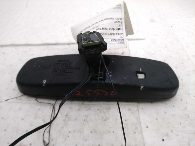 2015 Subaru Impreza OEM Interior Rear View Mirror Red 126K Miles NJ25-25530